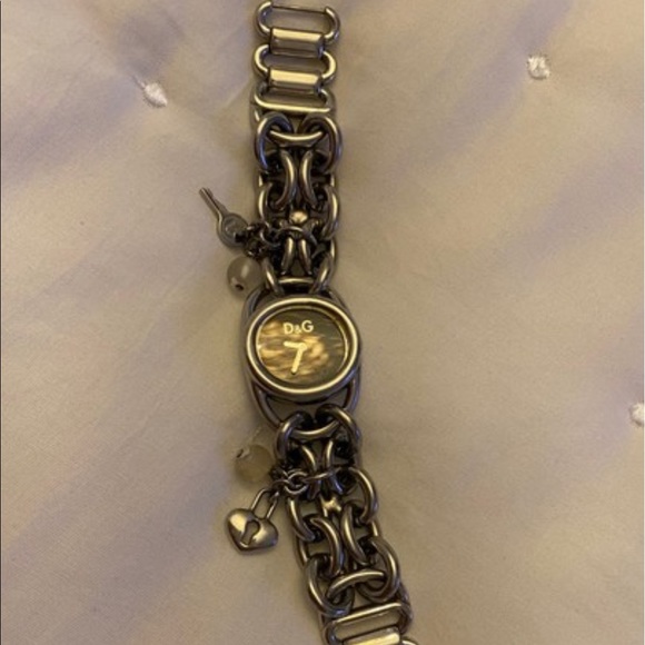 Dolce & Gabbana Chain Link Band Watch with Charms - Picture 7 of 9